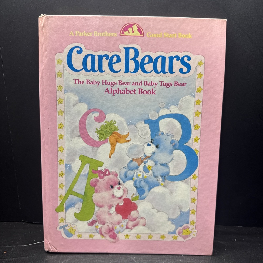 1984 Care Bears Alphabet book - Baby Hugs & Tugs Bears Phyllis‎ Cowell ABC